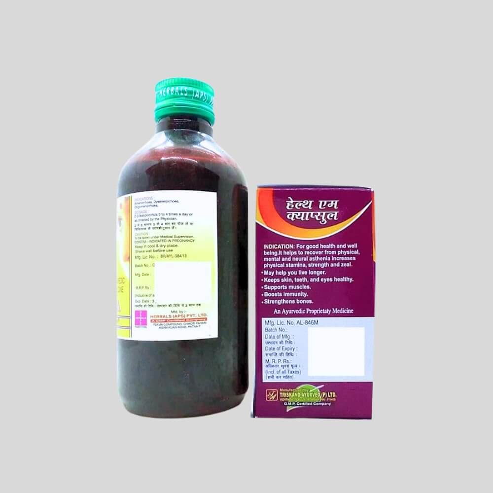 Herbshd Ayurvedic Health Aim capsule & Clemenstol Syrup (combo)
