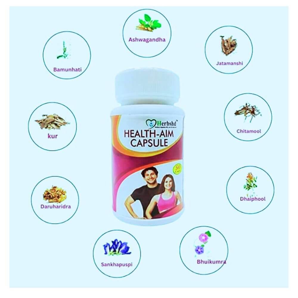 Herbshd Ayurvedic Health Aim capsule & Clemenstol Syrup (combo)