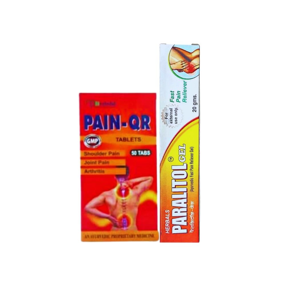 Joint Pain Relife Pain - Qr Tablet & Paralitol Gel (Combo Pack)