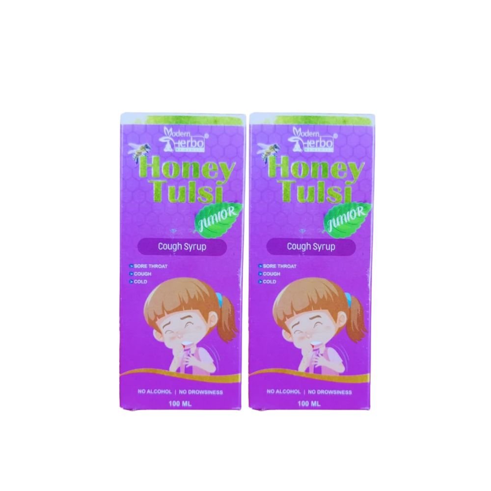 Junior Best Honey Tulsi Cough Syrup 100ML (Pack Of 5)
