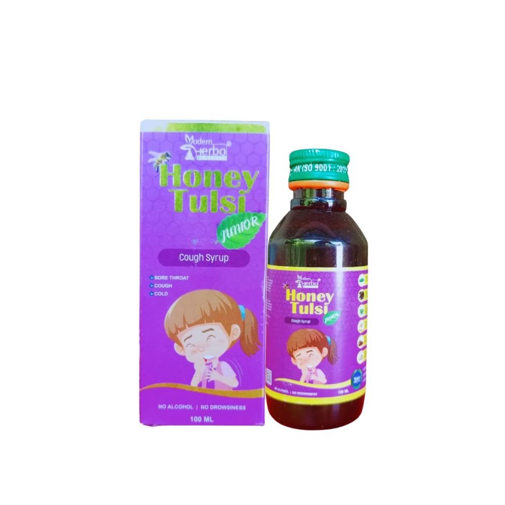 Junior Best Honey Tulsi Cough Syrup 100ML (Pack Of 5)