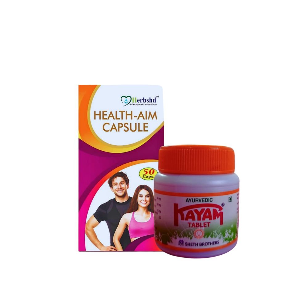 Kayam 30 Tablets (2) & Health AIM Capsule for Constipation,Digestive