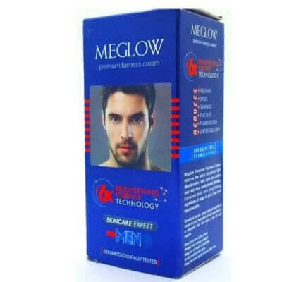 MEGLOW Men Cream 90g - 3 Pack of Melanin-Boosting Cream