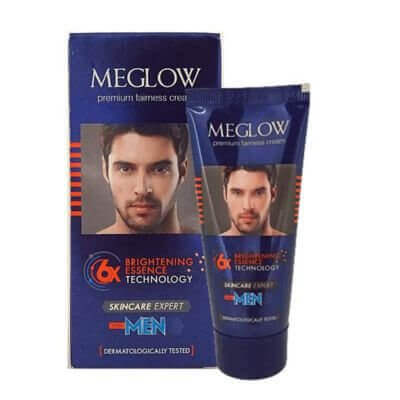 MEGLOW Men Cream 90g - 3 Pack of Melanin-Boosting Cream