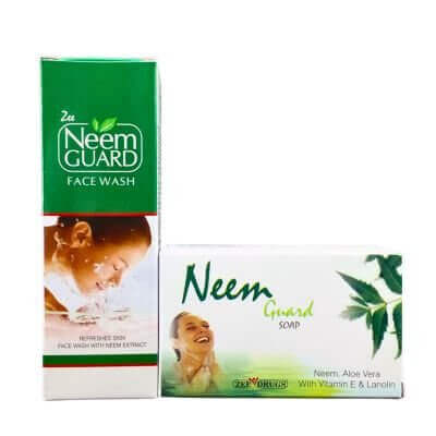 Neem Guard Soap & Face Wash combo( pack of 2 )