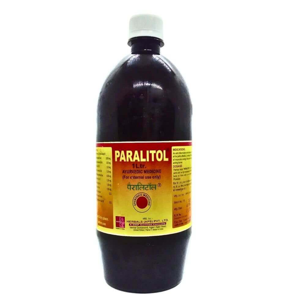 Ayurvedic Paralitol Oil pain relife masage oil 1Ltr.