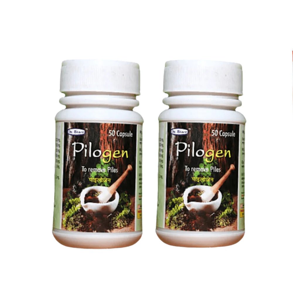Pilogen 50 Capsule For hemorrhoids treatment (pack of3)