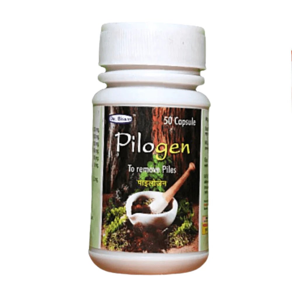 Pilogen 50 Capsule For hemorrhoids treatment (pack of3)