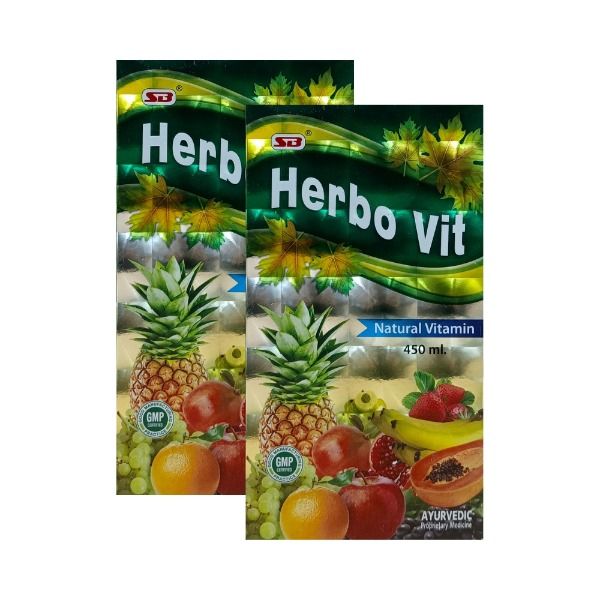 SB Herbo Vit Syrup 450ml - Boost Immunity & Overall Health