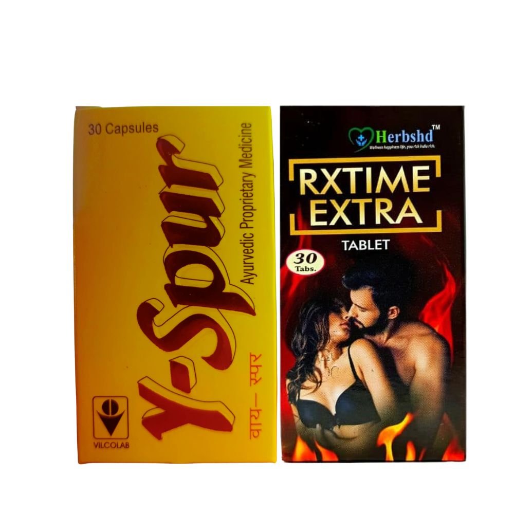 Sperm Increase Y - Spur Capsule & Rxtime Extra Capsule ( Combo )