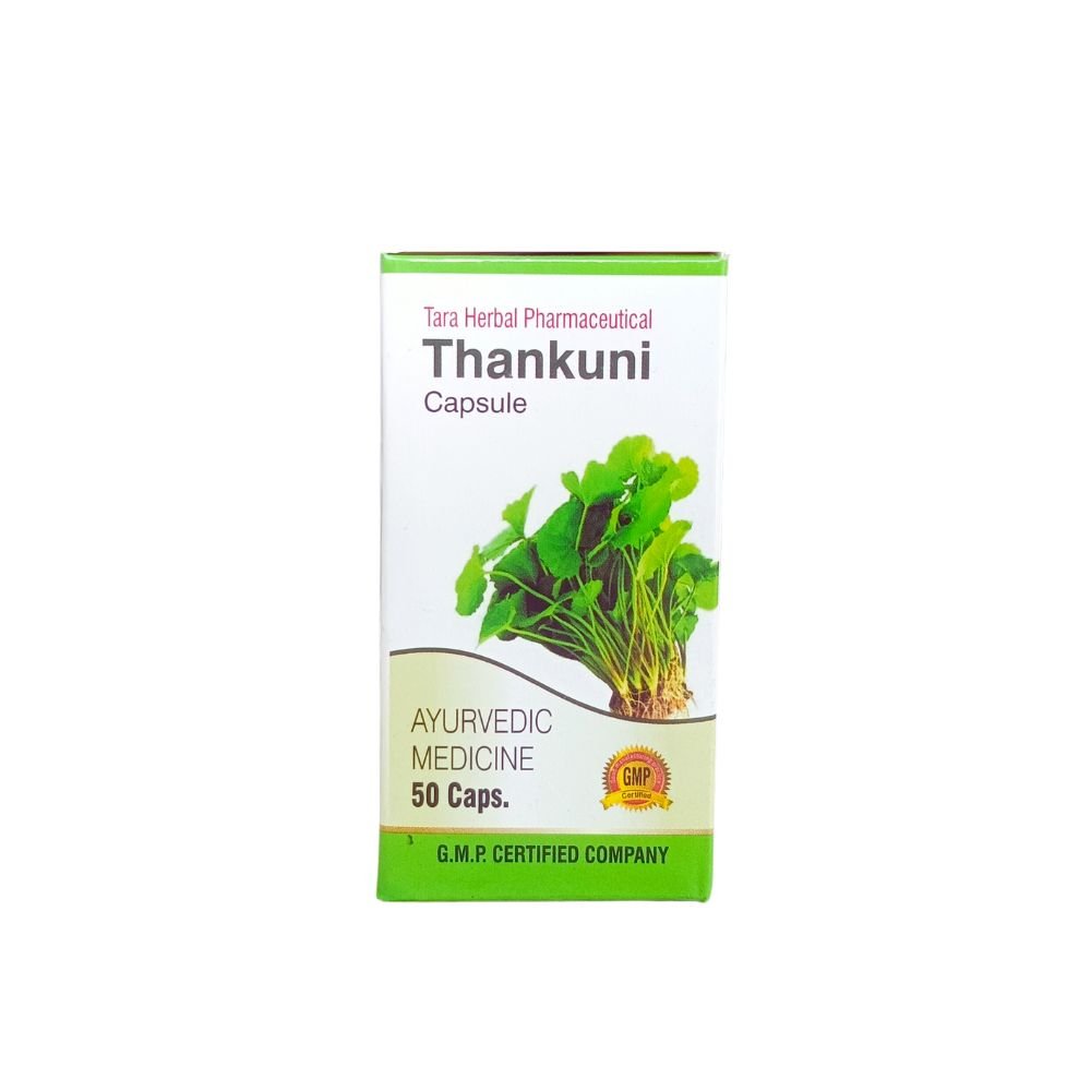 Tara herbal's Ayurvedic Thankuni capsule for Reduces Stress.(pack of 2)