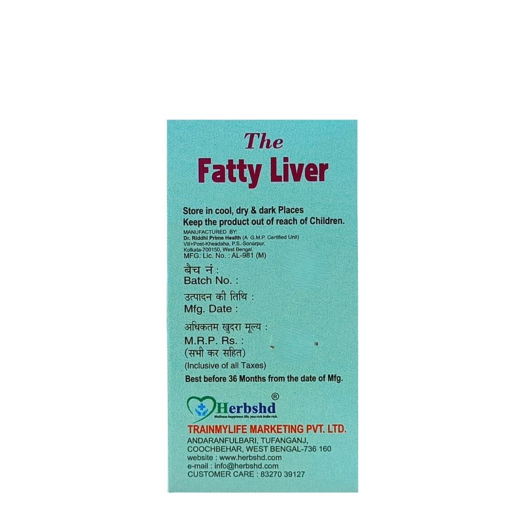 The Fatty Liver capsule For liver function