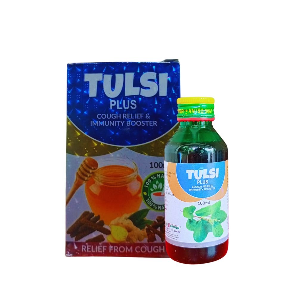Tulsi Plus Cough Syrup 100ml.(pack of 4)