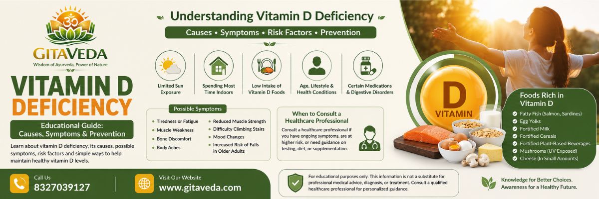 Vitamin D Deficiency: Causes, Symptoms & Prevention