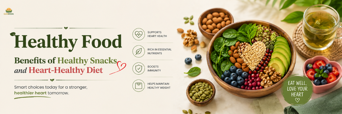 Healthy Foods : Benefits of Healthy Snacks and Heart-Healthy Diet