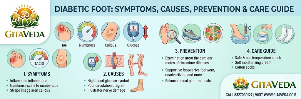 Diabetic Foot: Symptoms, Causes, Prevention & Care Guide