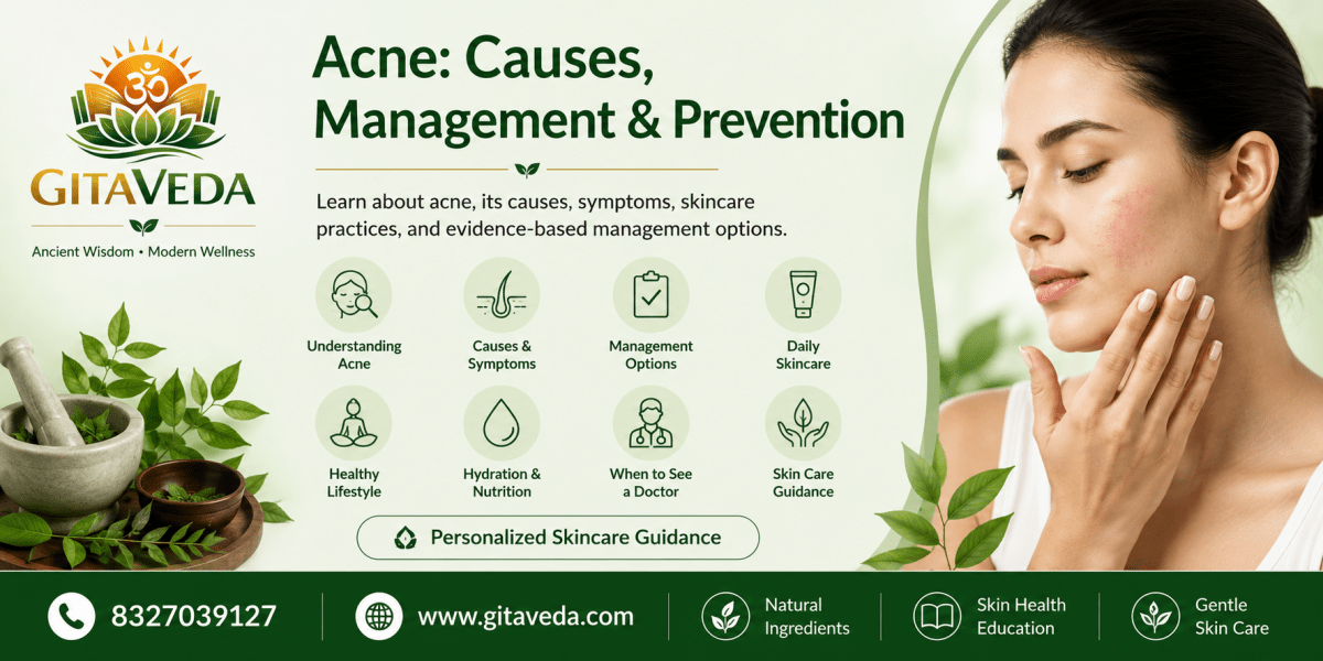 Acne: Causes, Symptoms, Treatment Options & Prevention Tips - gitaayurvedic.com