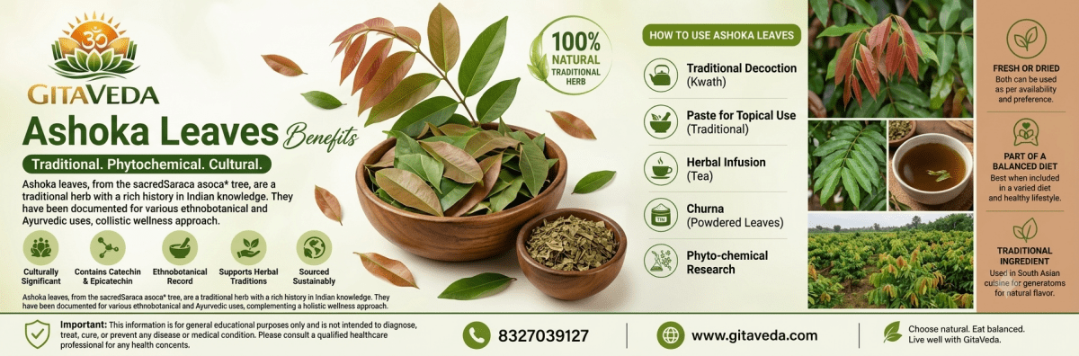 Ashoka Leaves Benefits: Uses, Traditional Uses, Nutrition & Natural Wellness - gitaayurvedic.com