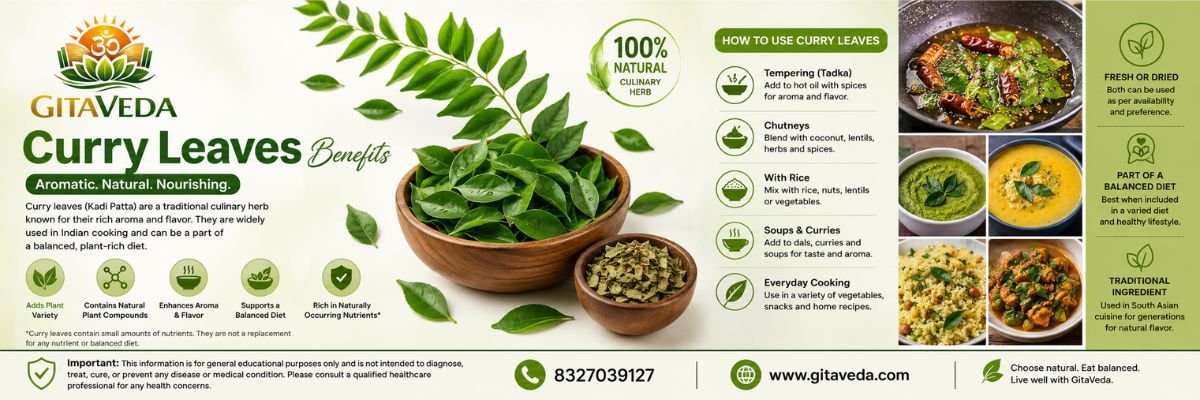 Curry Leaves Benefits: Nutrition, Uses & Healthy Ways to Eat - gitaayurvedic.com