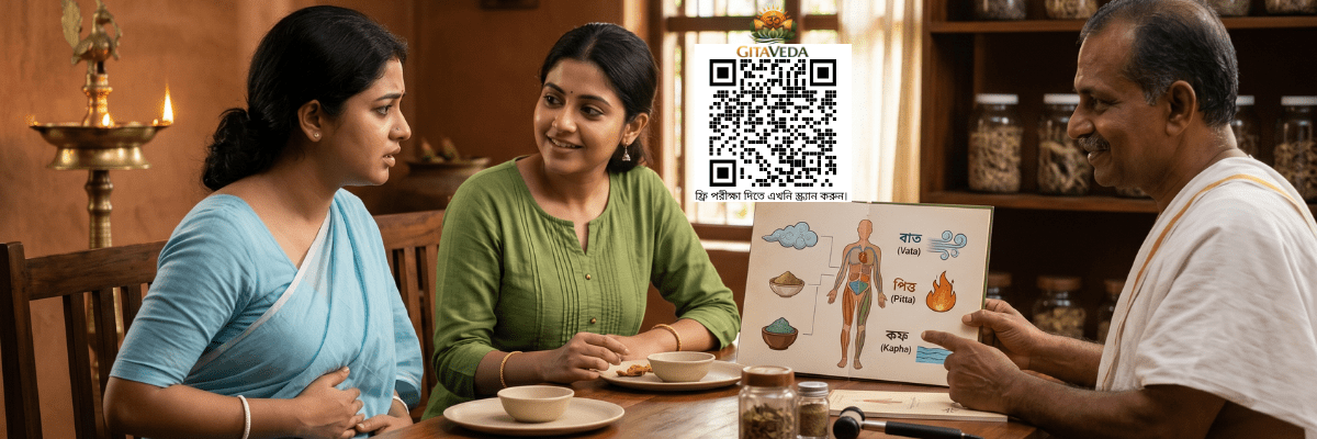 Dosha Test: বাত, পিত্ত না কফ? | আয়ুর্বেদ অনুযায়ী জানুন আপনার প্রকৃতি | GitaVeda - gitaayurvedic.com