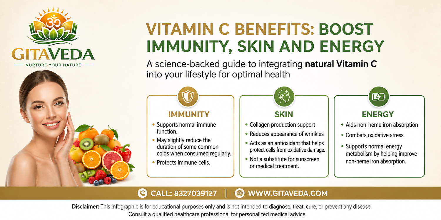 Vitamin C Benefits: Boost Immunity, Skin and Energy
