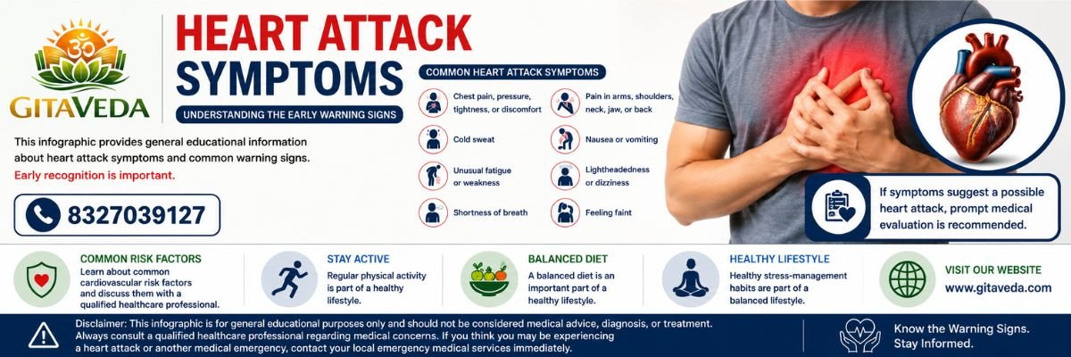 Heart Attack Symptoms: Early Warning Signs You Should Never Ignore - gitaayurvedic.com