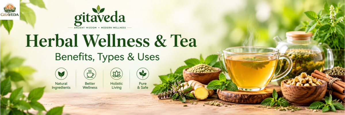Herbal Wellness & Tea: Benefits, Types, Uses - gitaayurvedic.com