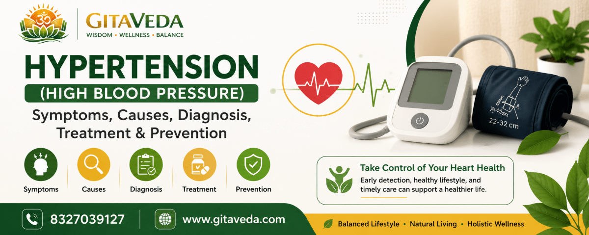 Hypertension (High Blood Pressure): Symptoms, Causes, Treatment & Prevention - gitaayurvedic.com