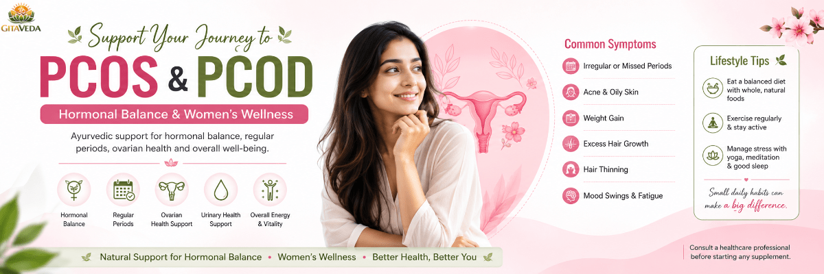 PCOS and PCOD Causes, Symptoms, Difference - gitaayurvedic.com