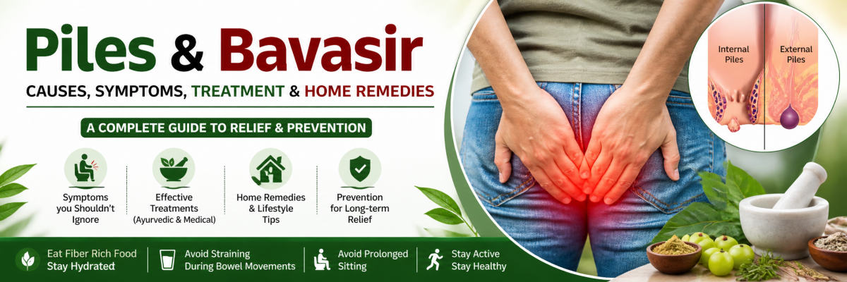 Piles & Bavasir: Causes, Symptoms, Treatment & Home Remedies Guide - gitaayurvedic.com