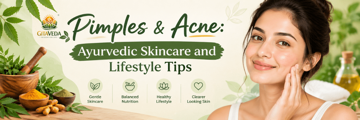 Pimples & Acne: Ayurvedic Skincare and Lifestyle Tips