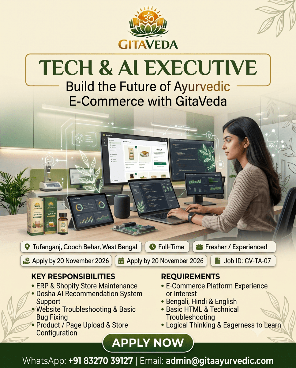 Tech & AI Executive - gitaayurvedic.com