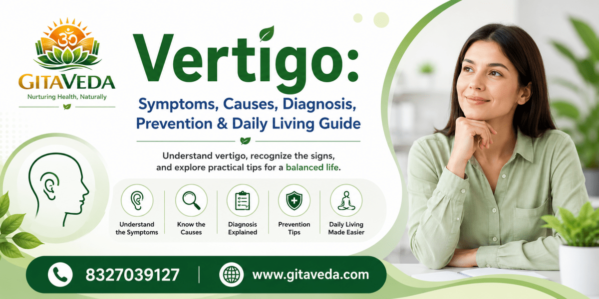 Vertigo: Symptoms, Causes, Diagnosis, Prevention & Daily Living Guide - gitaayurvedic.com