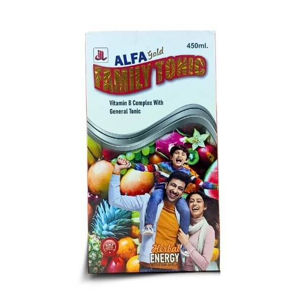 Alfa Gold Family Tonic With Vitamin B Complex 450ml.(pack of 2)
