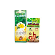 Ayruvedic GOKSHUR SYRUP AND GASARAM CAPSULE (COMBO PACK)