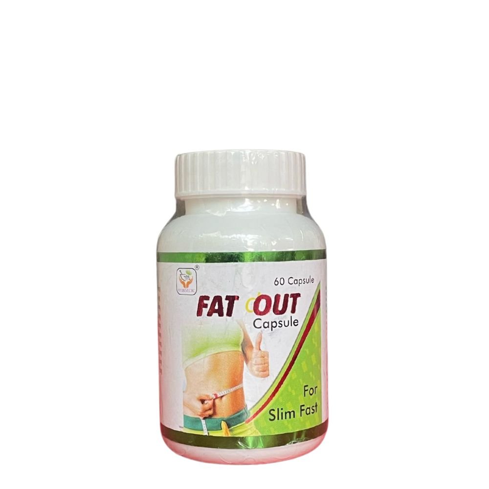 Ayurbedic Capsula Fat Out para adelgazar rapidamente & Reduce Fat (pack-2)