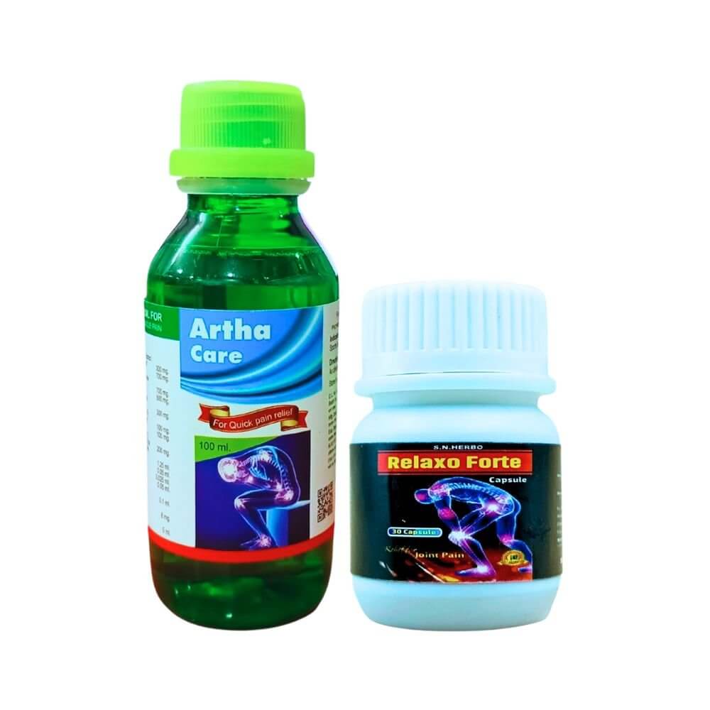 Ayurvdic Artha Care Oil & Relaxo Forte Capsule combo(Pack of 2)