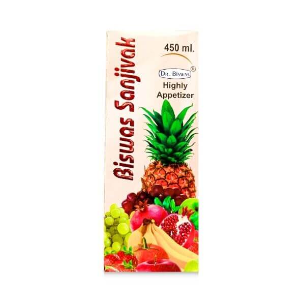 Ayurvedic Biswas Sanjivak Syrup 450ml.(pack of 2)
