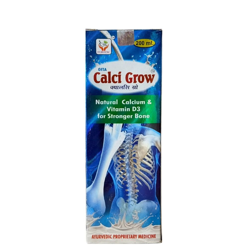Ayurvedic CALCI GROW Syrup For Calcium and bone strenght(pack of 3)