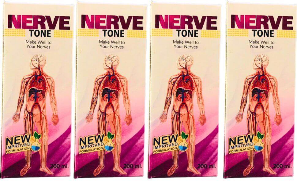 Nervine Ayurvedic Nerve Tone 200ml Pack of 4