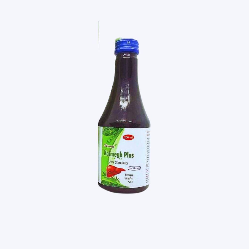 BISWAS KALMEGH PLUS SYRUP for fatty liver disease 200ML (Pack of 6)