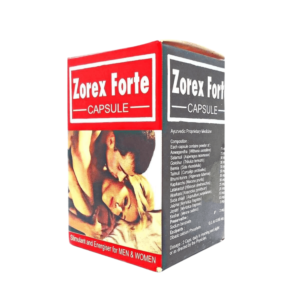 Best Ayurvedic medicine for premature ejaculation Zorex Forte Capsule (Pack of 2)