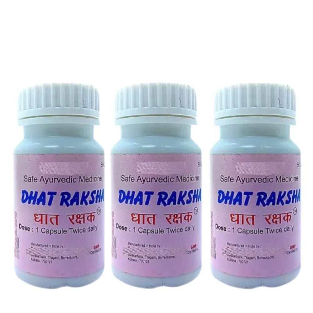 Ayurvedic Dhat Raksha Capsules - Pack of 3 for Premature Ejaculation