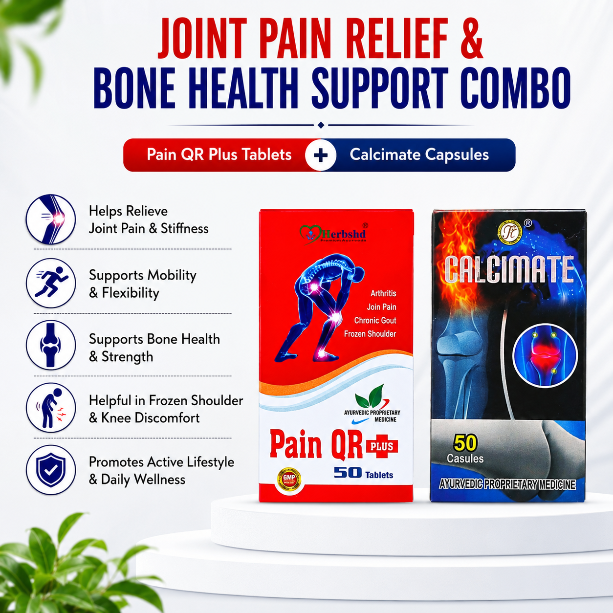 Pain QR Plus & Calcimate Capsules