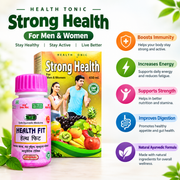Strong Health Syrup & Health Fit Capsule Combo For Body Building