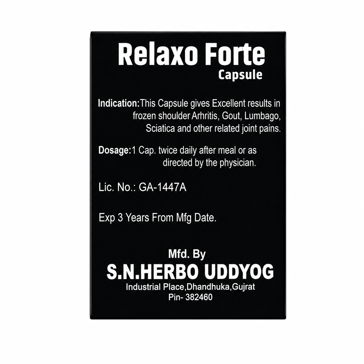 Relaxo forte capsule 