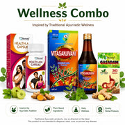 Wellness Support Combo | Vitasanjivani, Health Aim & Gasaram
