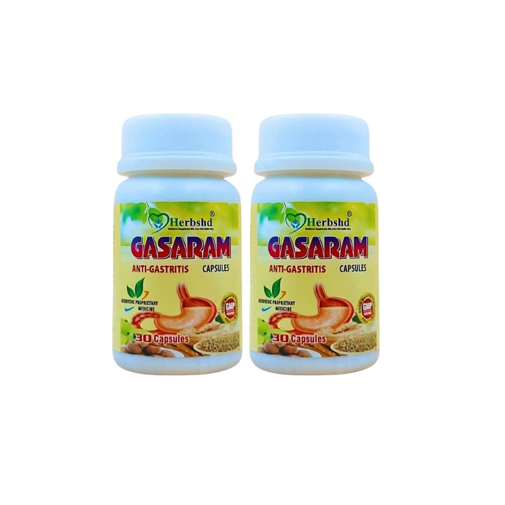 Ayurvedic Gasaram Capsule gas relife (Pack of 2)