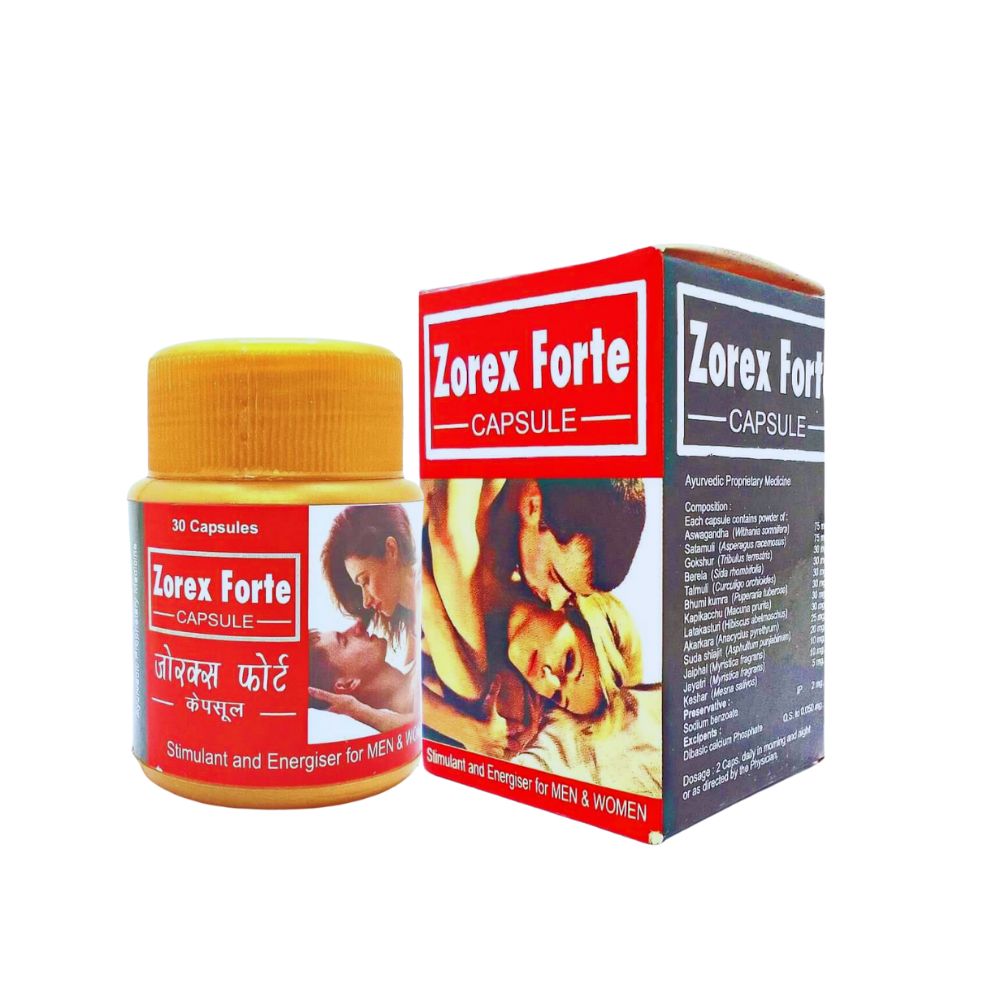Herbs N Drugs Zorex Forte Capsule for extra energy (Pack of 3)