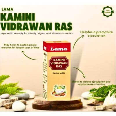 Lama Kamini Vidrawan Ras (Keshar Yukta) 5g
